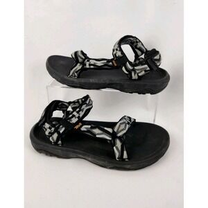 Teva Hurricane SZ 6 Sandals‎ Womens Outdoor Hiking Walking Shoes Geometric Black